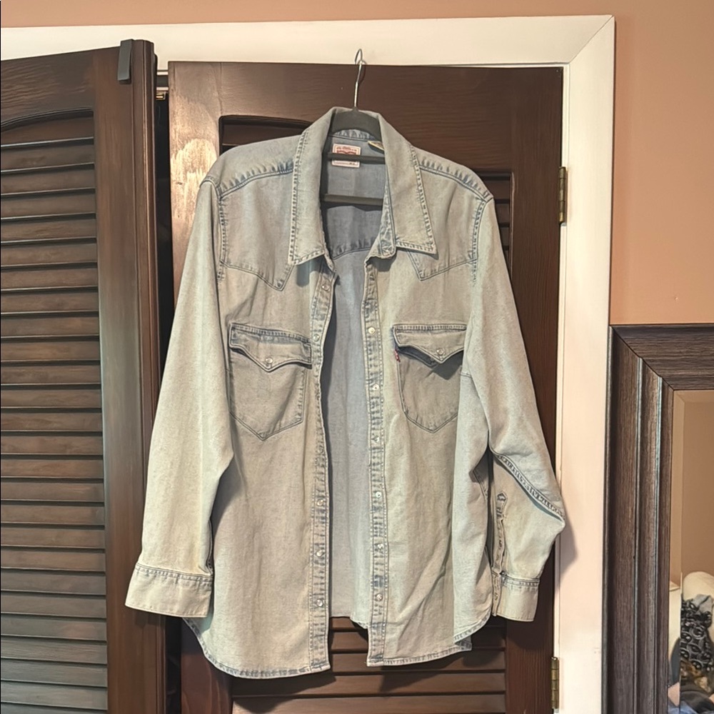Levi's Classic Light Blue Denim Shirt